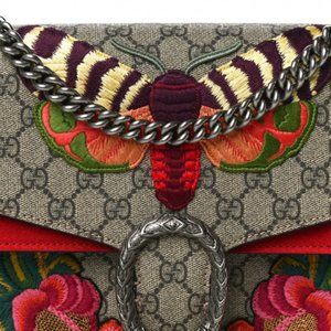 GUCCI DIONYSUS BUTTERFLY SUPREME MEDIUM BAG MAKE REASONABLE OFFER